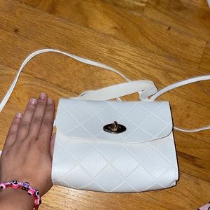 White purse